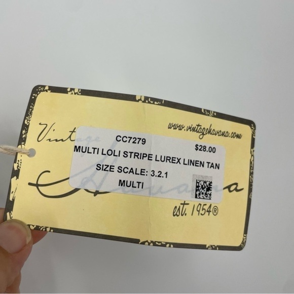 Vintage Havana Pink Striped Jumpsuit lurex‎ linen Sz S - Picture 3 of 9